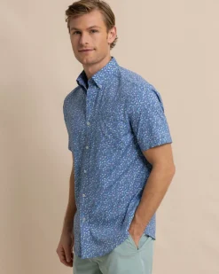 Brrr° Intercoastal Dazed And Transfused Short Sleeve Sport Shirt<Southern Tide Flash Sale
