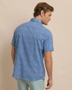 Brrr° Intercoastal Dazed And Transfused Short Sleeve Sport Shirt<Southern Tide Flash Sale