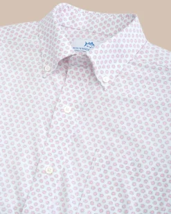 Brrr° Intercoastal Floral To See Short Sleeve Sport Shirt<Southern Tide Cheap