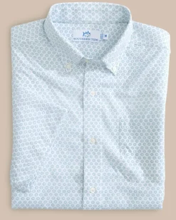 Brrr° Intercoastal Floral To See Short Sleeve Sport Shirt<Southern Tide Cheap