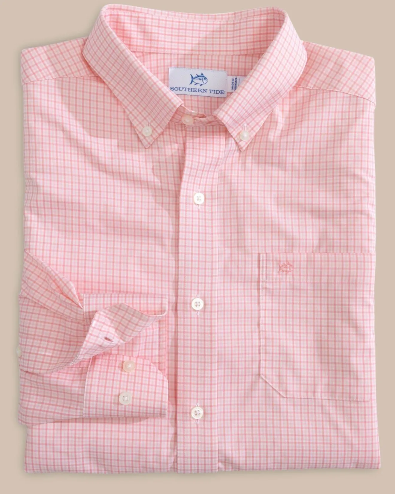 Brrr° Intercoastal Mcbee Check Long Sleeve Sport Shirt<Southern Tide New