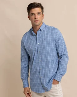 Brrr° Intercoastal Pettigru Plaid Long Sleeve Sport Shirt<Southern Tide Fashion
