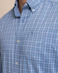 Brrr° Intercoastal Pettigru Plaid Long Sleeve Sport Shirt<Southern Tide Fashion