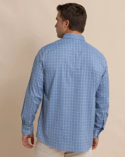 Brrr° Intercoastal Pettigru Plaid Long Sleeve Sport Shirt<Southern Tide Fashion