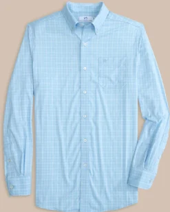 Brrr° Intercoastal Pettigru Plaid Long Sleeve Sport Shirt<Southern Tide Fashion