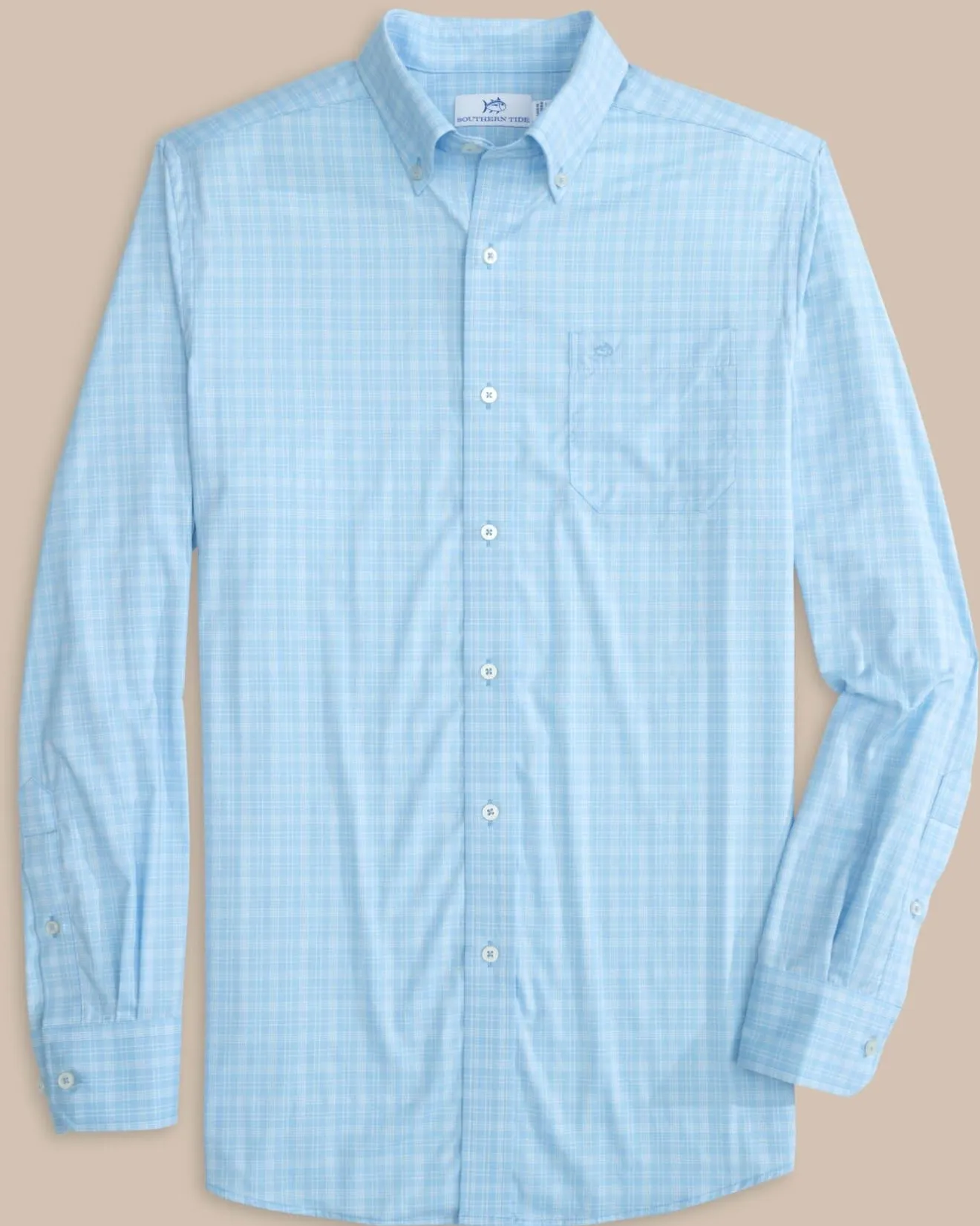 Brrr° Intercoastal Pettigru Plaid Long Sleeve Sport Shirt<Southern Tide Fashion