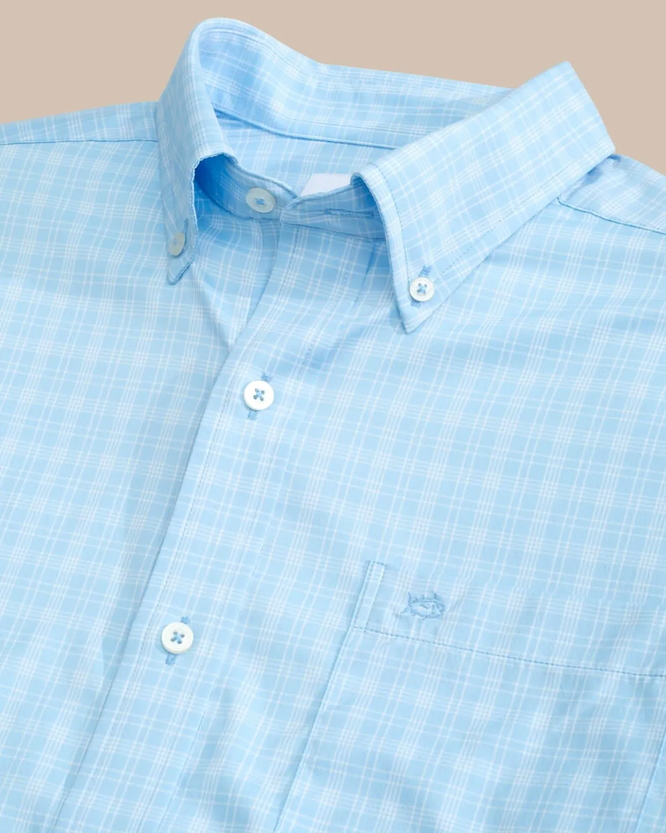 Brrr° Intercoastal Pettigru Plaid Long Sleeve Sport Shirt<Southern Tide Fashion