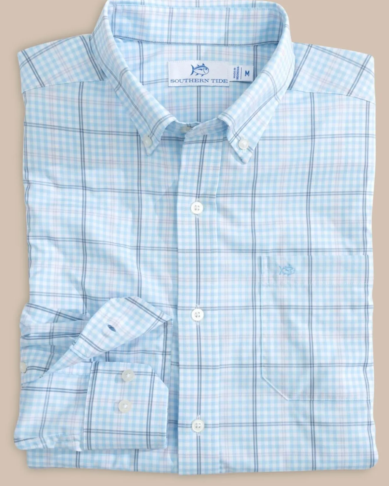 Brrr° Intercoastal Rainer Check Long Sleeve Sport Shirt<Southern Tide Sale