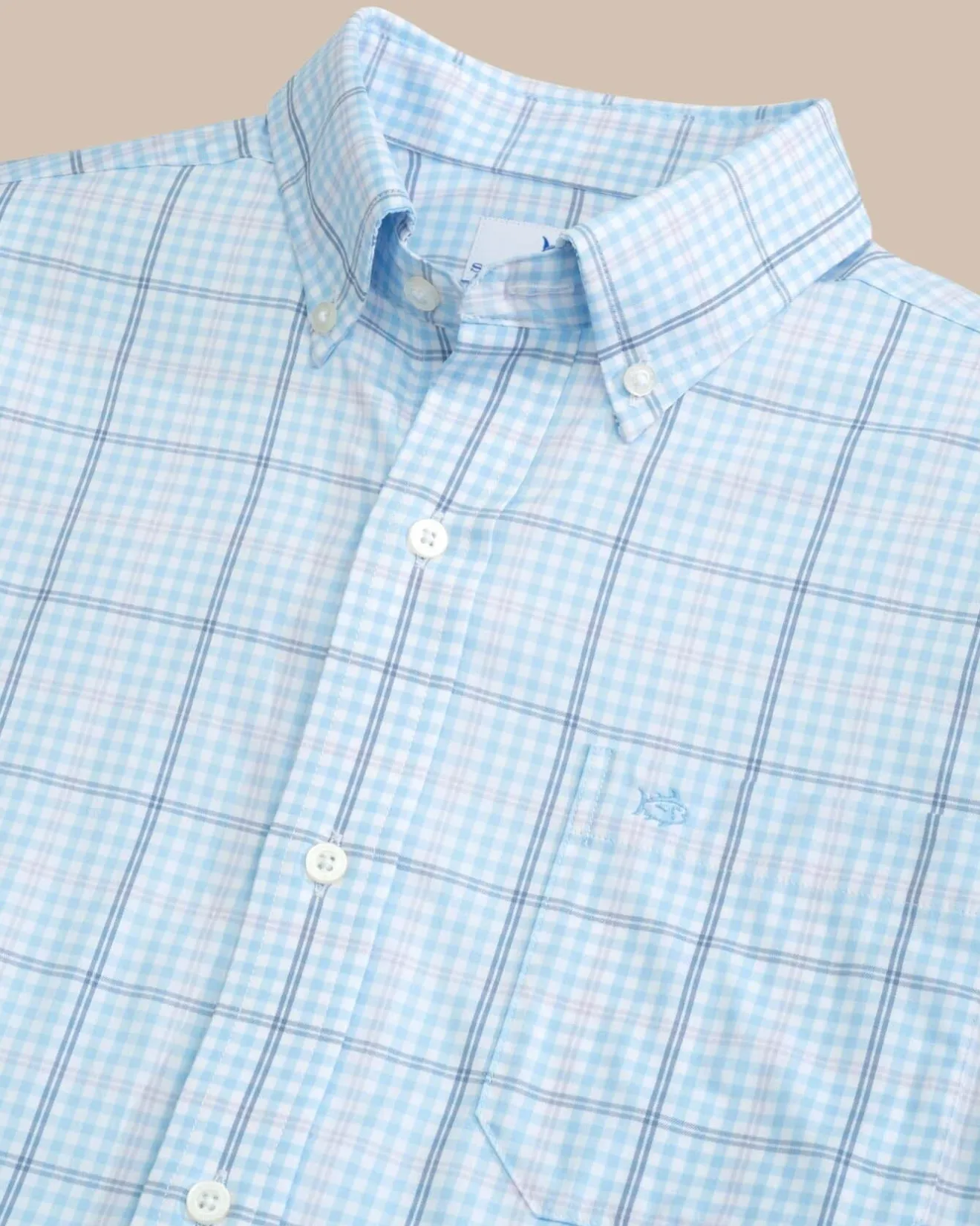 Brrr° Intercoastal Rainer Check Long Sleeve Sport Shirt<Southern Tide Sale