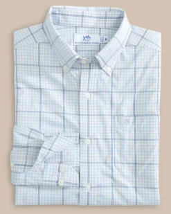 Brrr° Intercoastal Rainer Check Long Sleeve Sport Shirt<Southern Tide Sale