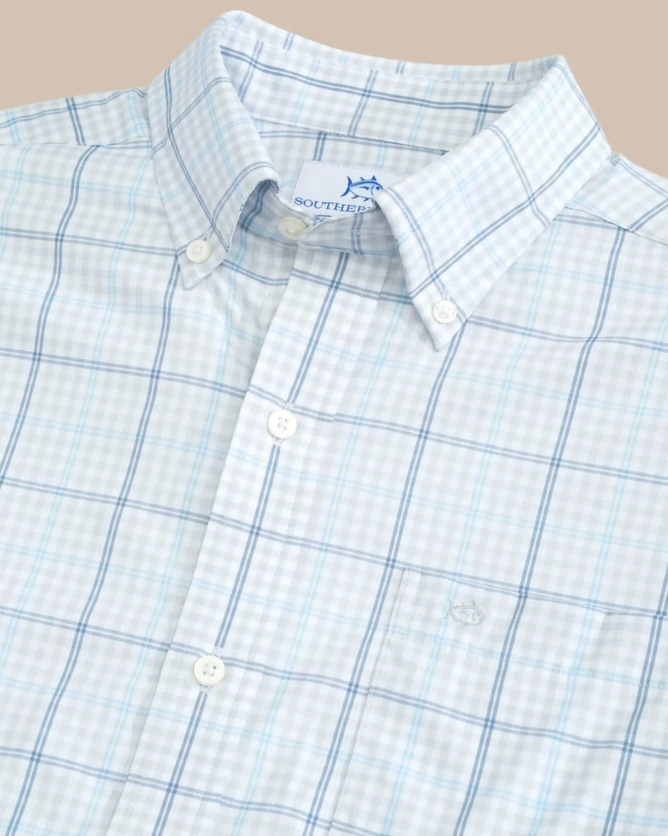 Brrr° Intercoastal Rainer Check Long Sleeve Sport Shirt<Southern Tide Sale