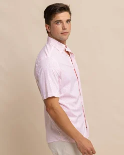 Brrr° Intercoastal That Floral Feeling Short Sleeve Sport Shirt<Southern Tide Best Sale