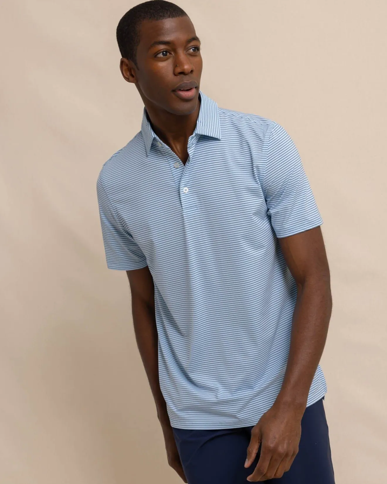 Brrr°-Eeze Baytop Stripe Performance Polo<Southern Tide Online