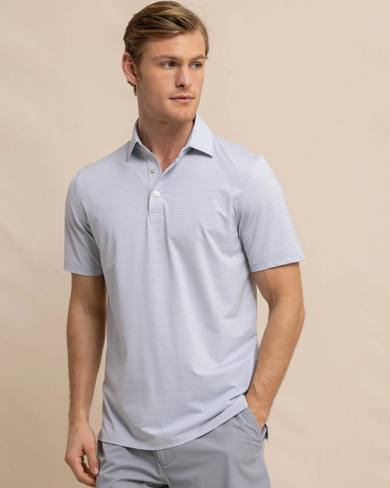 Brrr°-Eeze Baytop Stripe Performance Polo<Southern Tide Online