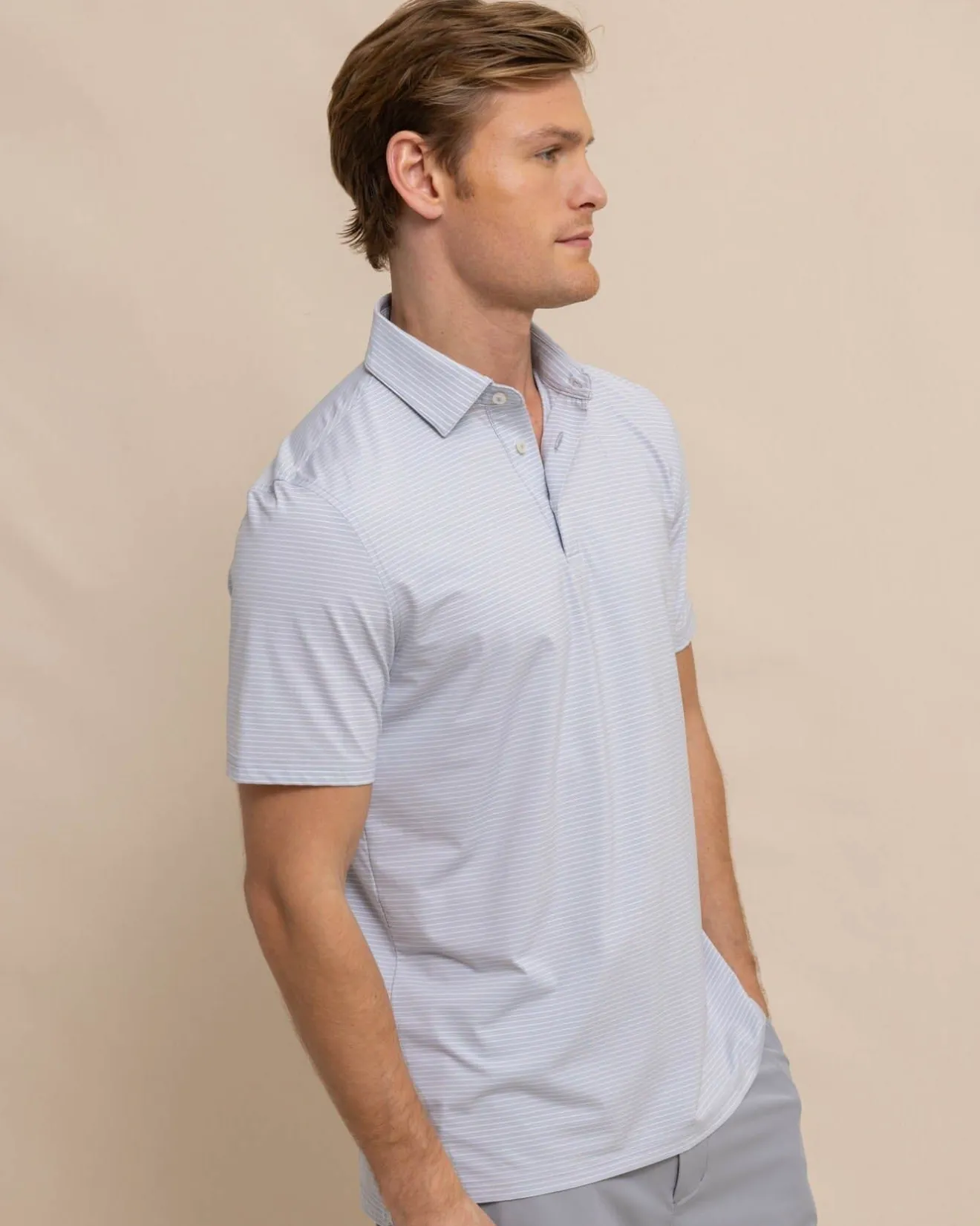 Brrr°-Eeze Baytop Stripe Performance Polo<Southern Tide Online