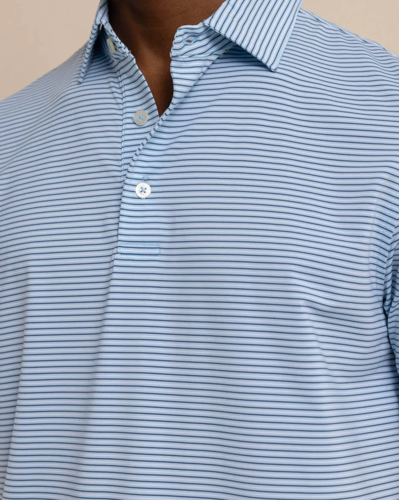 Brrr°-Eeze Baytop Stripe Performance Polo<Southern Tide Online