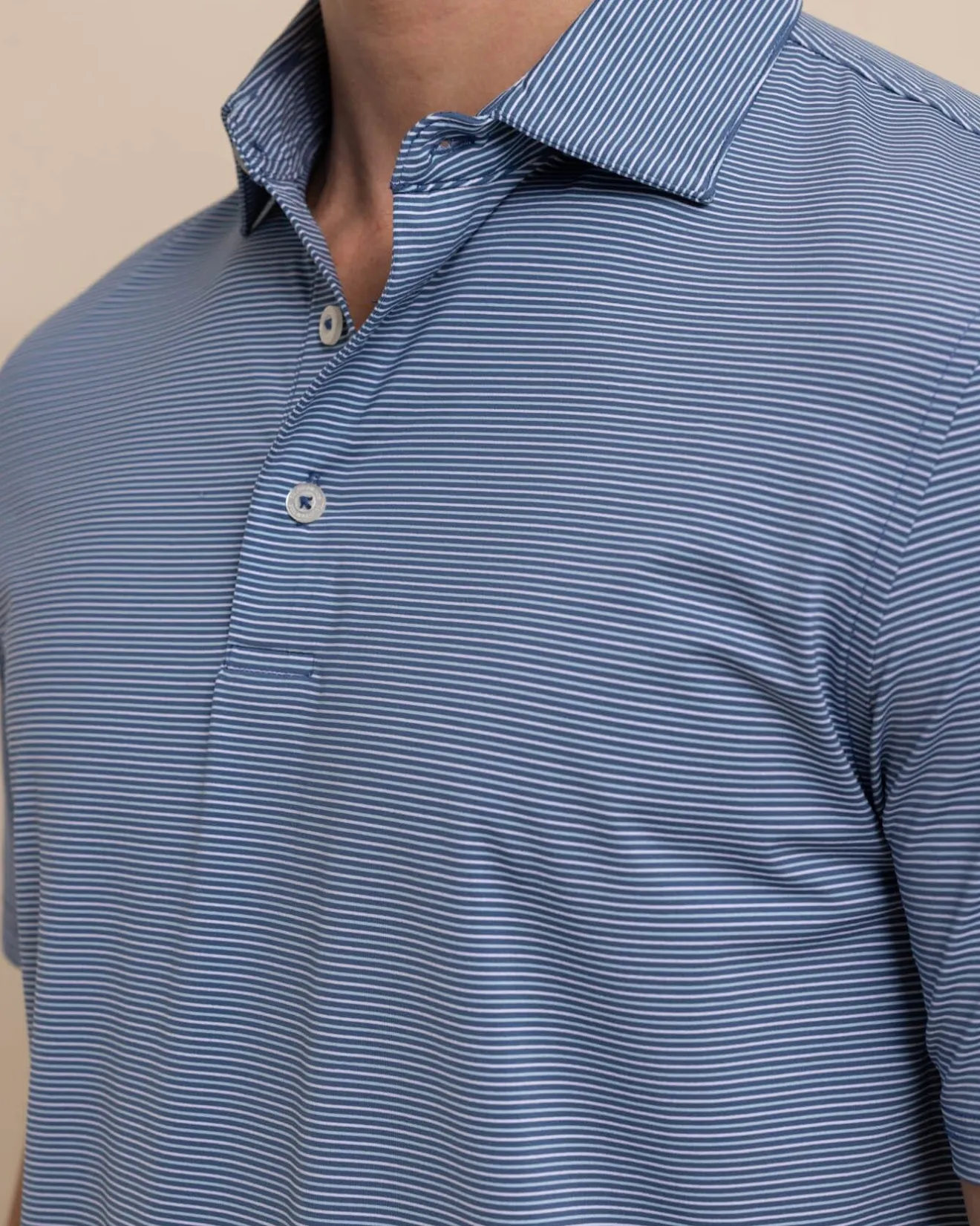 Brrr°-Eeze Baytop Stripe Performance Polo<Southern Tide Online