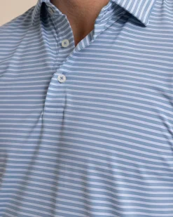 Brrr°-Eeze Beattie Stripe Performance Polo<Southern Tide Store