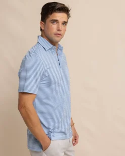 Brrr°-Eeze Beattie Stripe Performance Polo<Southern Tide Store
