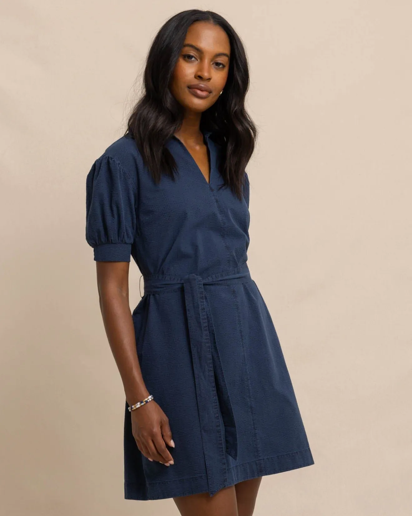 Calan Washed Seersucker Dress<Southern Tide Best Sale