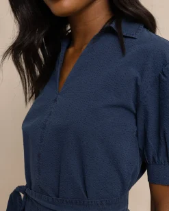 Calan Washed Seersucker Dress<Southern Tide Best Sale