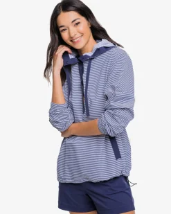 Calie Skip Stripe Popover<Southern Tide Sale