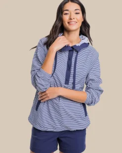 Calie Skip Stripe Popover<Southern Tide Sale