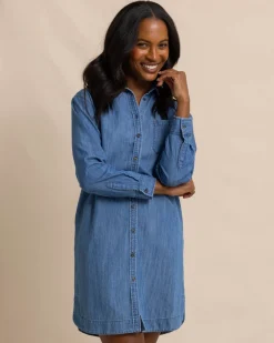 Cam Denim Dress<Southern Tide Store