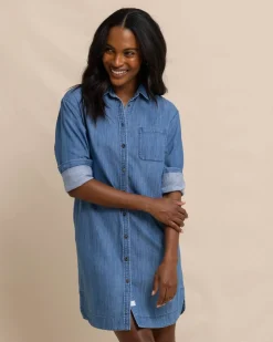Cam Denim Dress<Southern Tide Store