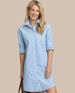 Cam Stripe Poplin Dress<Southern Tide Best Sale