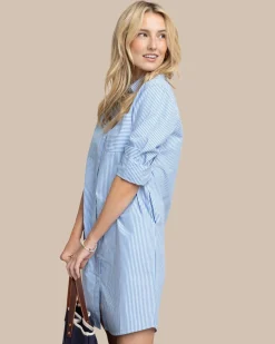 Cam Stripe Poplin Dress<Southern Tide Best Sale