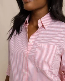 Cam Stripe Poplin Dress<Southern Tide Best Sale
