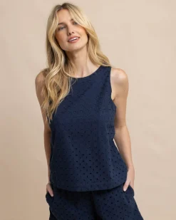 Carissa Eyelet Top<Southern Tide Flash Sale