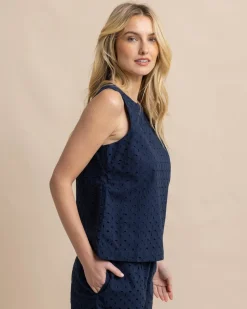 Carissa Eyelet Top<Southern Tide Flash Sale