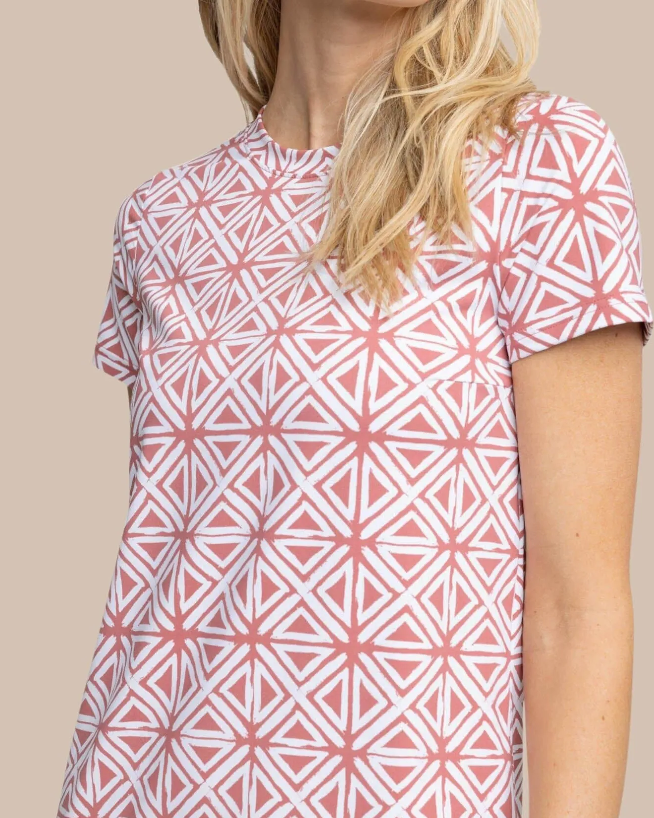 Chanelle Painted Geo Performance Dress<Southern Tide Best