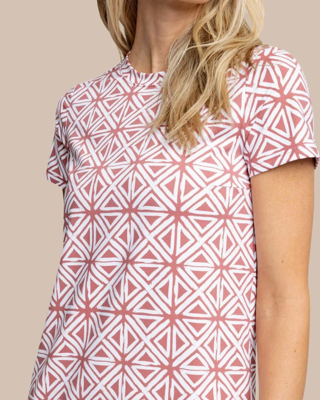 Chanelle Painted Geo Performance Dress<Southern Tide Best
