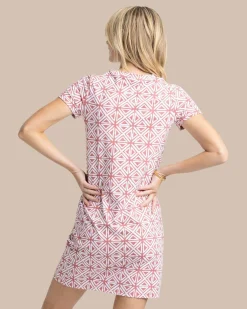 Chanelle Painted Geo Performance Dress<Southern Tide Best