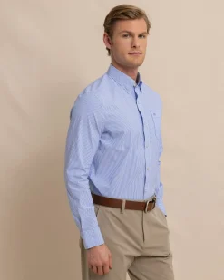 Charleston Granby Stripe Long Sleeve Sport Shirt<Southern Tide Flash Sale