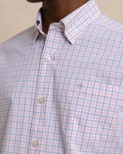 Charleston Larkin Check Long Sleeve Sport Shirt<Southern Tide Cheap