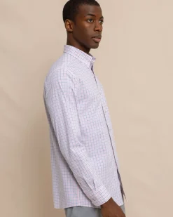 Charleston Larkin Check Long Sleeve Sport Shirt<Southern Tide Cheap
