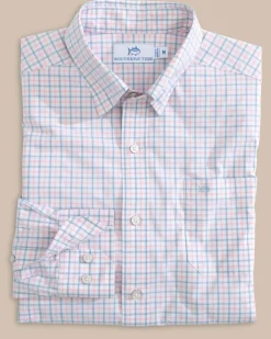 Charleston Larkin Check Long Sleeve Sport Shirt<Southern Tide Cheap