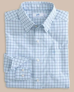 Charleston Larkin Check Long Sleeve Sport Shirt<Southern Tide Cheap