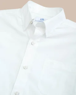 Charleston Overbrook Solid Long Sleeve Sport Shirt<Southern Tide Cheap