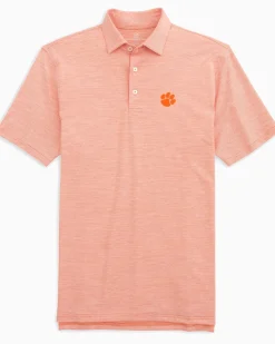 Clemson Tigers Driver Spacedye Polo Shirt<Southern Tide Best Sale
