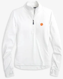 Clemson Tigers Women'S Runaround Quarter Zip Pull Over<Southern Tide Store