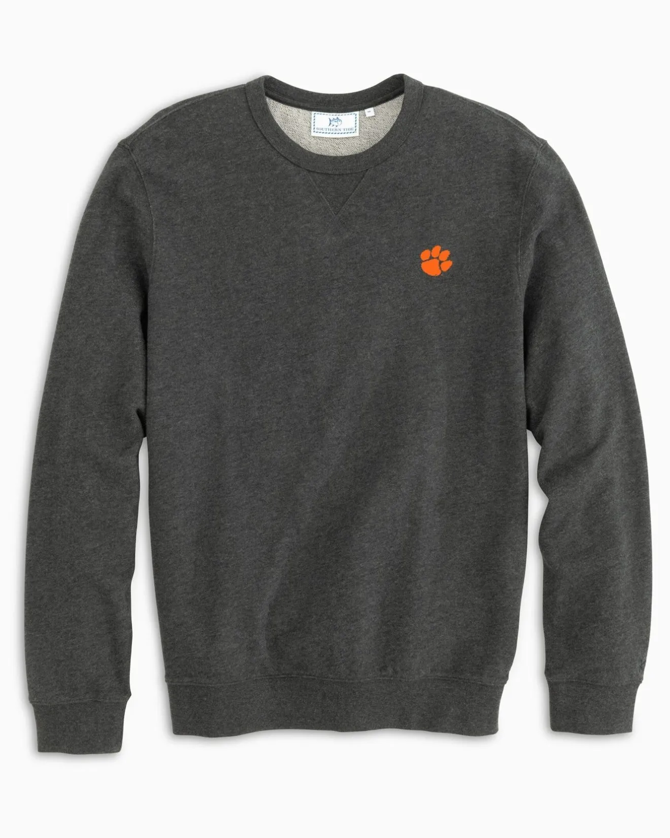 Clemson Upper Deck Pullover Sweatshirt<Southern Tide New