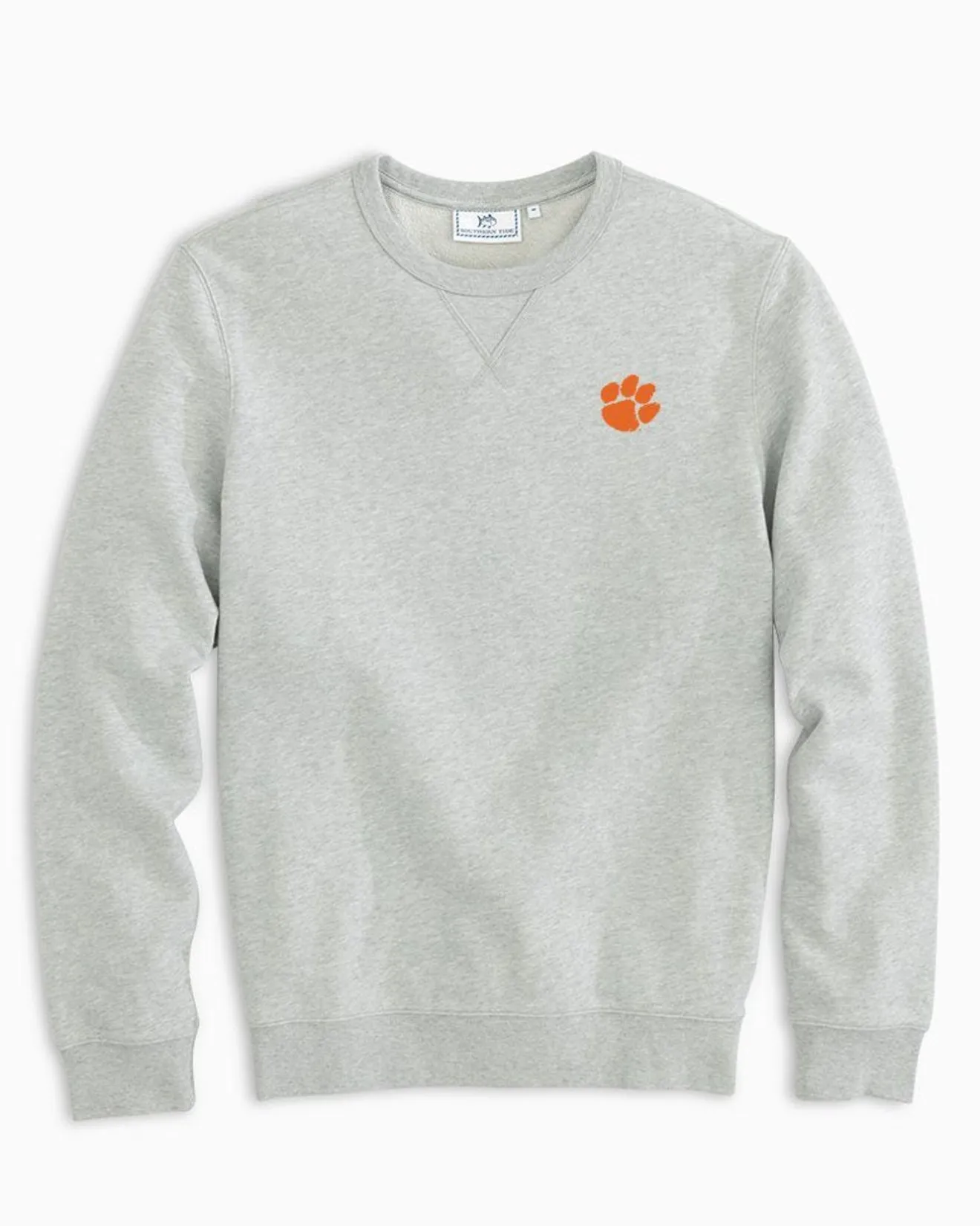 Clemson Upper Deck Pullover Sweatshirt<Southern Tide New