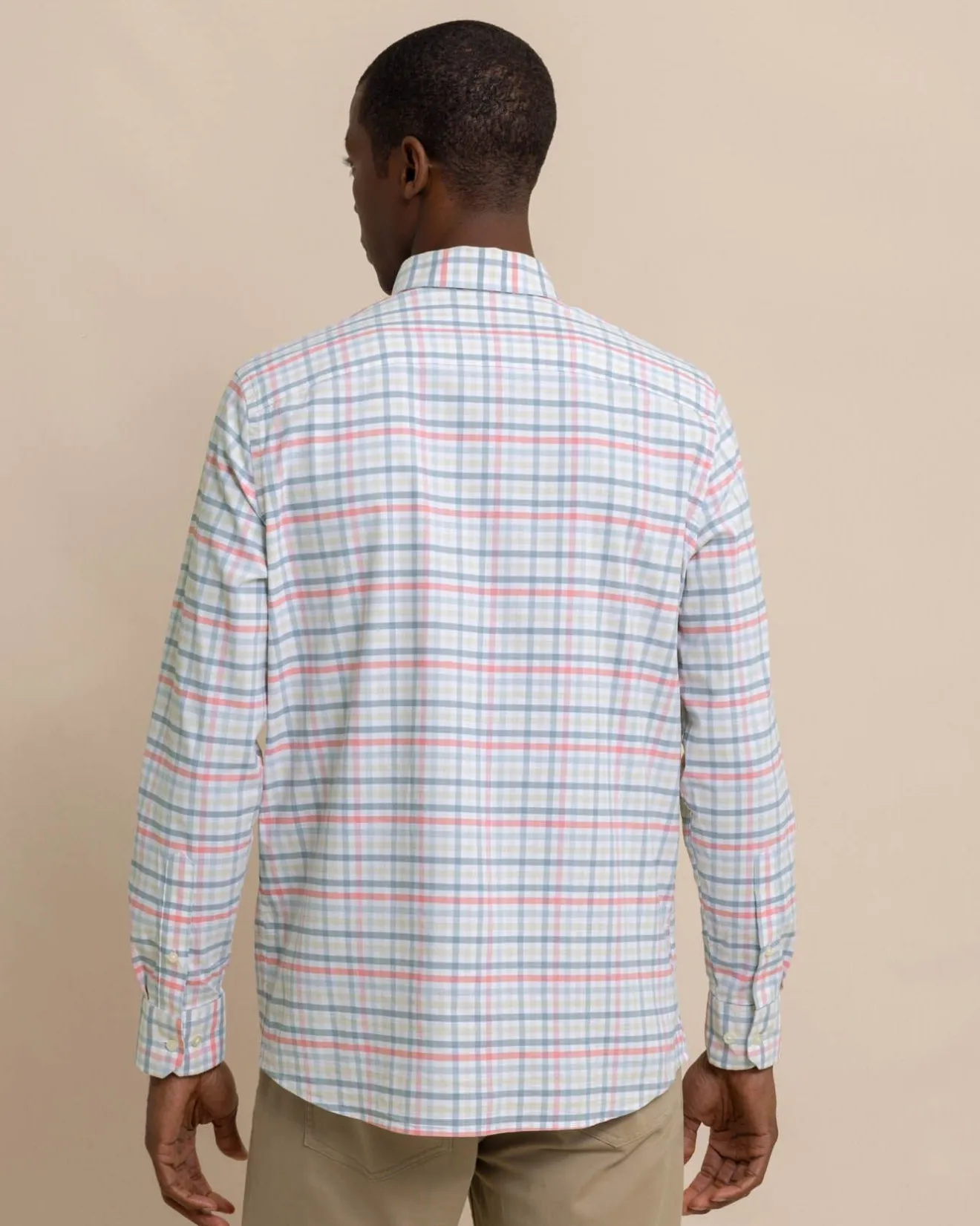 Coastal Passage Pelham Gingham Long Sleeve Sport Shirt<Southern Tide Store