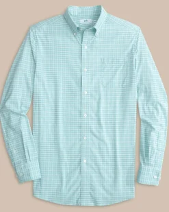 Coastal Passage Trailside Plaid Long Sleeve Sport Shirt<Southern Tide Online