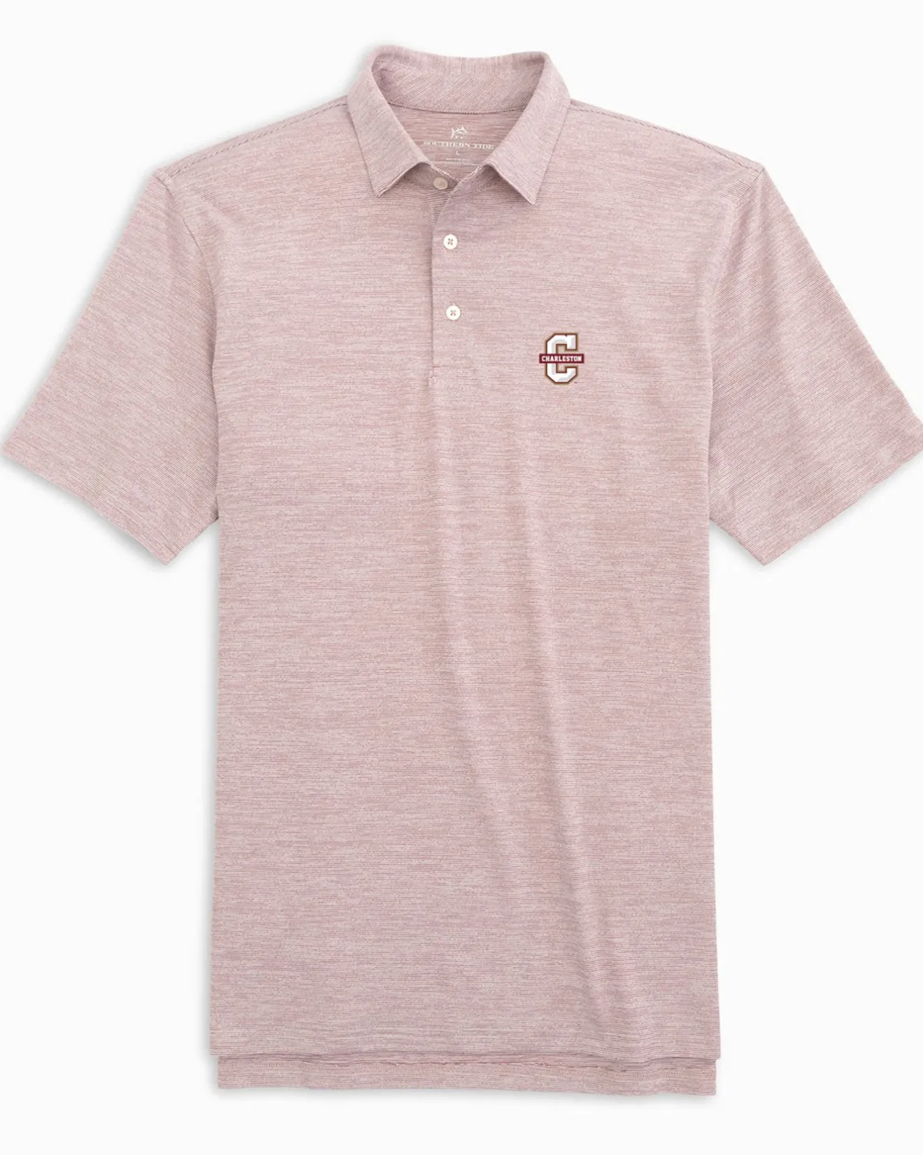 College Of Charleston Driver Spacedye Polo Shirt<Southern Tide New